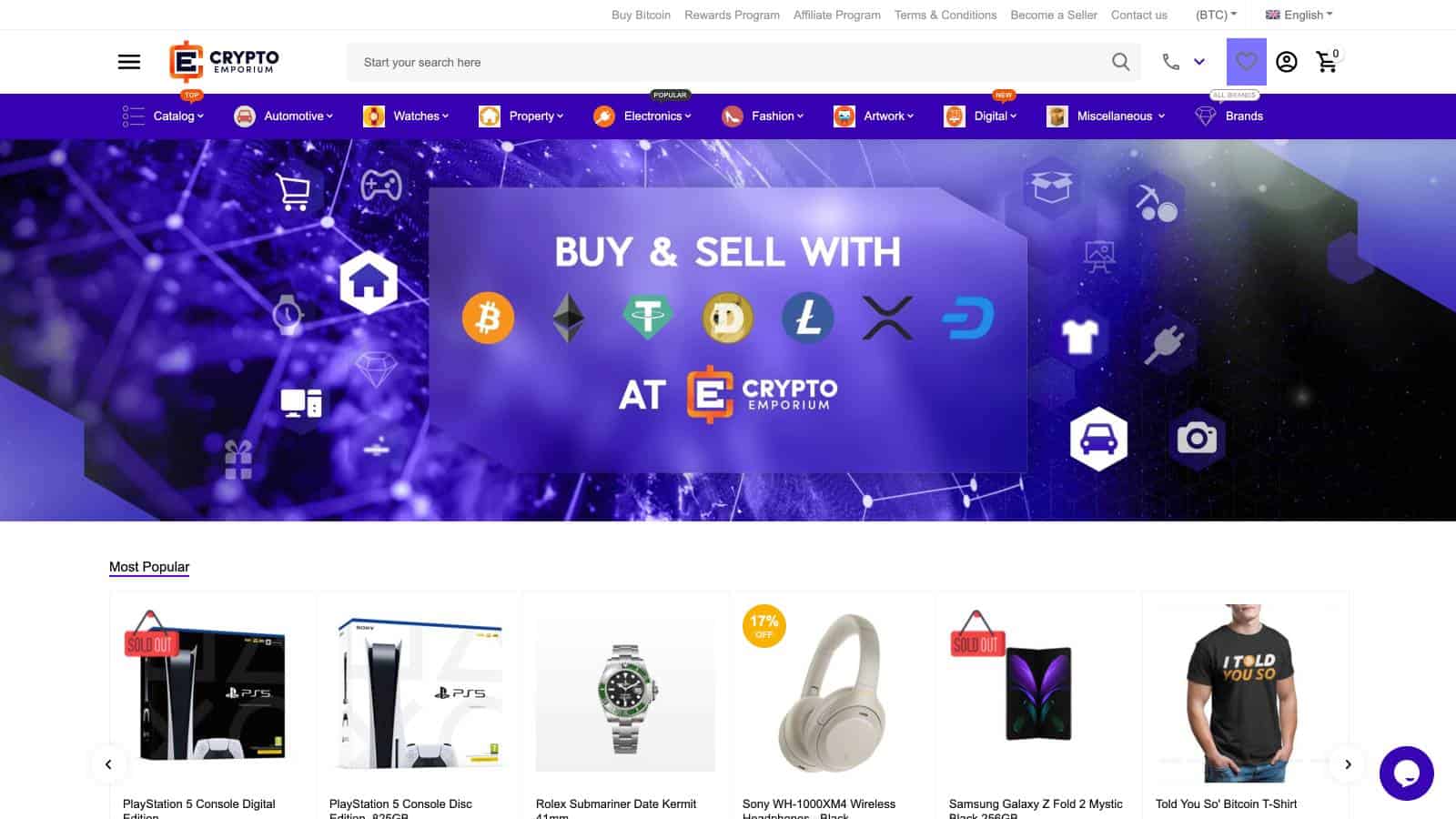 Crypto Emporium portfolio image 1