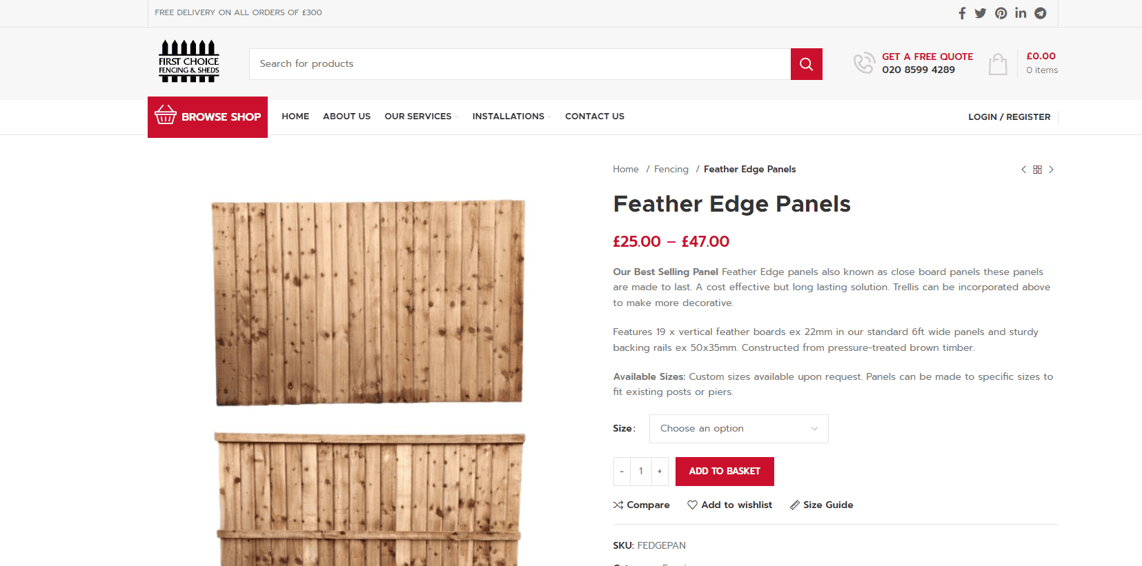 First Choice Fencing portfolio image 2