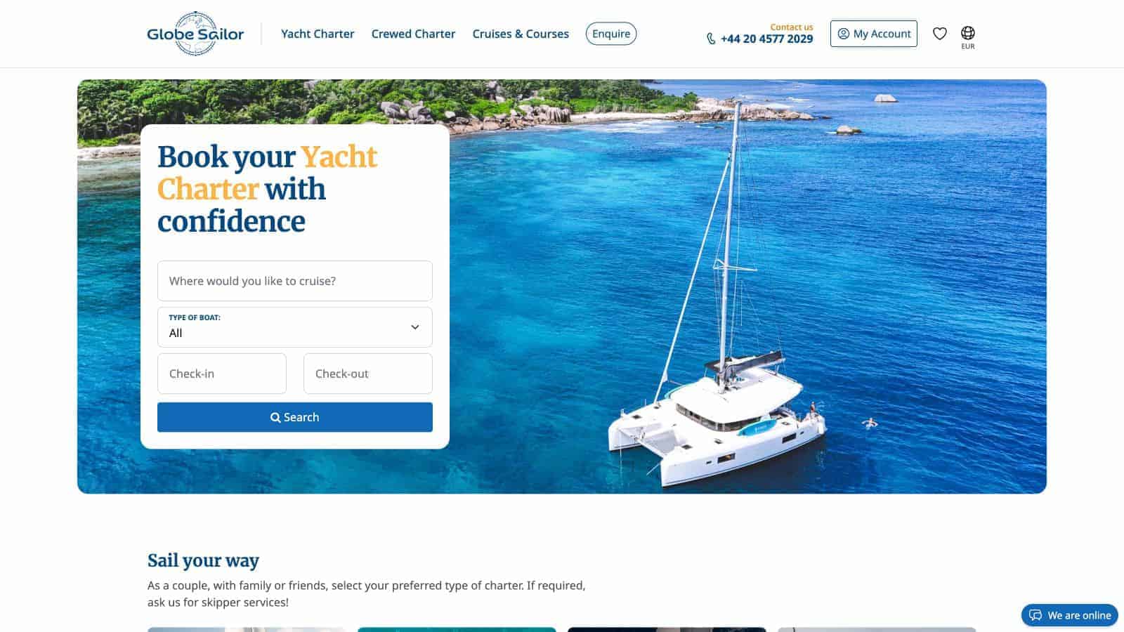 Globe Sailor portfolio image 1