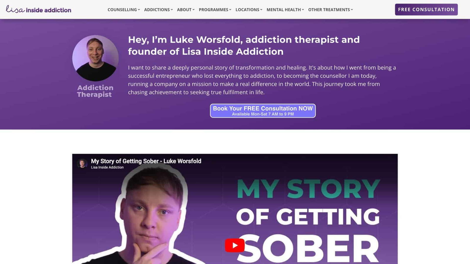 Lisa Inside Addiction portfolio image 3